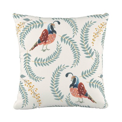  Quail Square Throw Pillow - Skyline Furniture