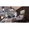 Urban Ambiance Luxury Cosmopolitan Indoor Ceiling Fan,  18.1"H x 56"W,  Charcoal, UHP9201 - 2 of 4