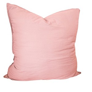 Stonewashed Cotton Percale Pillow 26x26 - 1 of 4