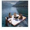 Navy Blue 6 X 5 Ft Inflatable Floating Dock, Swim Platform Floating Dock For Lakes, Lake Floats For Adults, Island Raft Mat For Lake Beach Ocean, Mul - 3 of 4