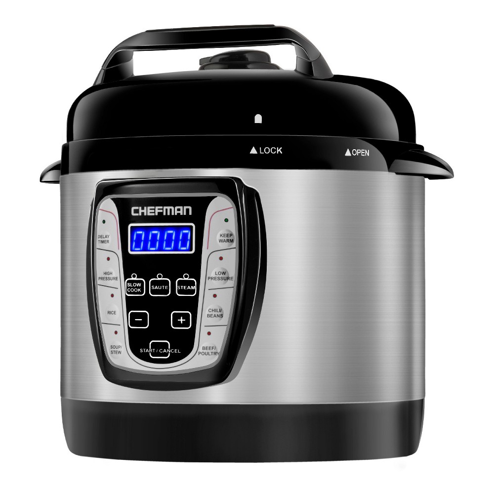 Chefman 2.5 Qt. 9-in-1 Electric Pressure Cooker - Light Silver RJ40-25-CH