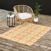 Iveta Abolina Cheerful Sun Check Outdoor Rug - Deny Designs - 3 of 4