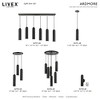 Livex Lighting Ardmore 3 - Light Pendant in  Shiny Black - 4 of 4