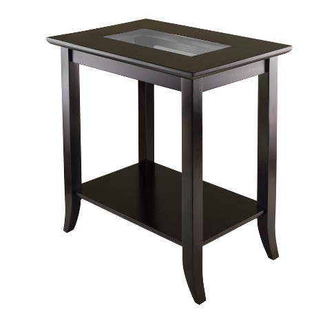 glass top designer end tables for living room