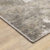 Nirvan Distressed Abstract Indoor Area Rug Ivory - Captiv8e Designs - 3 of 4