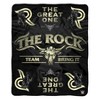 Sleep Squad WWE The Rock 60 x 80 Raschel Plush Blanket - image 4 of 4