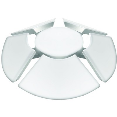 HexBulb 60W White LED Ceiling Light with 6 Adjustable Panels