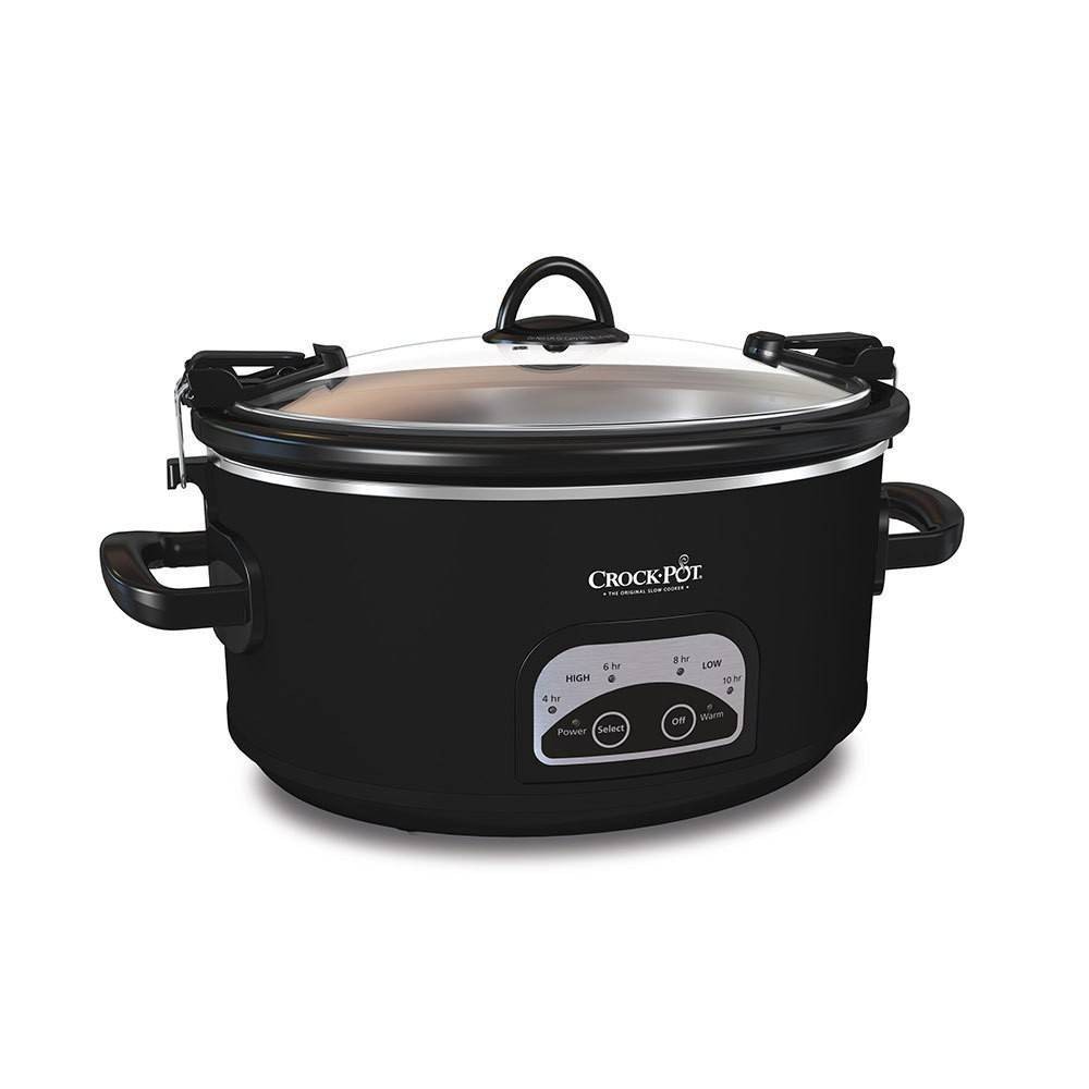 Crock-Pot 6qt Programmable Cook &amp;#38; Carry Slow Cooker  SCCPVLF605-B