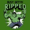 Men's Marvel Hulk Busy Getting' Ripped T-Shirt - image 2 of 4