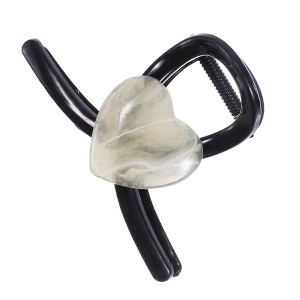 Unique Bargains Women's Classic Love Heart Shape Hairpin 3.15"x2.13"x1.89" 1 Pc - 1 of 3