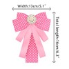 INSPIRE CHIC Women's Shirt Decoration Polka Dots Bow Ties Ribbon Brooch Pin 1 Pc - 2 of 4
