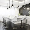 LeisureMod Tilbury Modern Adjustable Bar Stool With Footrest & 360-Degree Swivel Set of 2 - 2 of 4