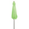 Northlight 7.5' Outdoor Patio Market Umbrella with Hand Crank - Lime Green - 4 of 4