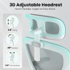 FURNIinspire Task And Office Chairs, Mesh Office Desk Chair With Headrest And Footrest, High Back Computer Chair, Gray, 24.8"*24.8"*49.2" - 4 of 4