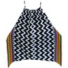 HAPPY BAY Women's Summer Vacation Beachwear Mini Bathing Suit Loose Beach Dress Swimsuit Cover ups Strappy A Line Dress for Women 1X Red Chevron - 4 of 4