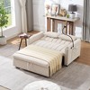 NicBex 55.9 Inch Sofa Bed,Modern Convertible Loveseat with 3 USB Ports & 2 Side Pockets & 2 Cup Holders,Small Couch for Living Room - 3 of 4