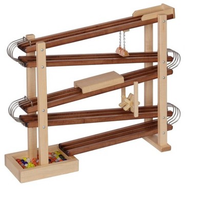 Remley Kids Wooden Marble Flyer - Marbles included