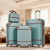 Polibi Vintage 4-Piece Expandable Hardshell Luggage Set with Cosmetic Case - 3 of 4