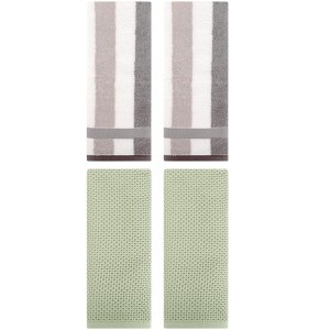 REGALWOVEN 4 Pcs Bathroom Hotel and Spa Waffle Cotton Hand Towels - 1 of 4