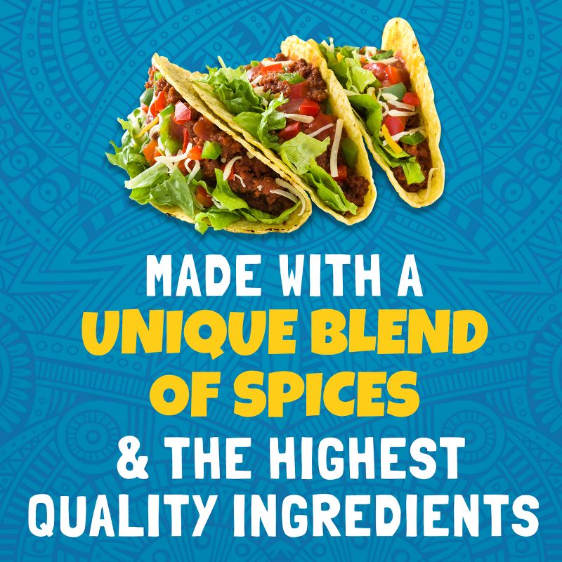 Ortega Taco Seasoning Mix 40% Less Sodium 1oz, 5 of 13