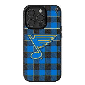 Keyscaper NHL Western Conference Teams Plaid MagSafe Compatible Cell Phone Case for Apple iPhone - 1 of 4
