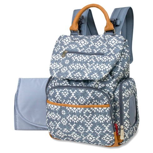 Fisher-Price Shiloh Southwest Diaper Bag Backpack - Gray/White : Target