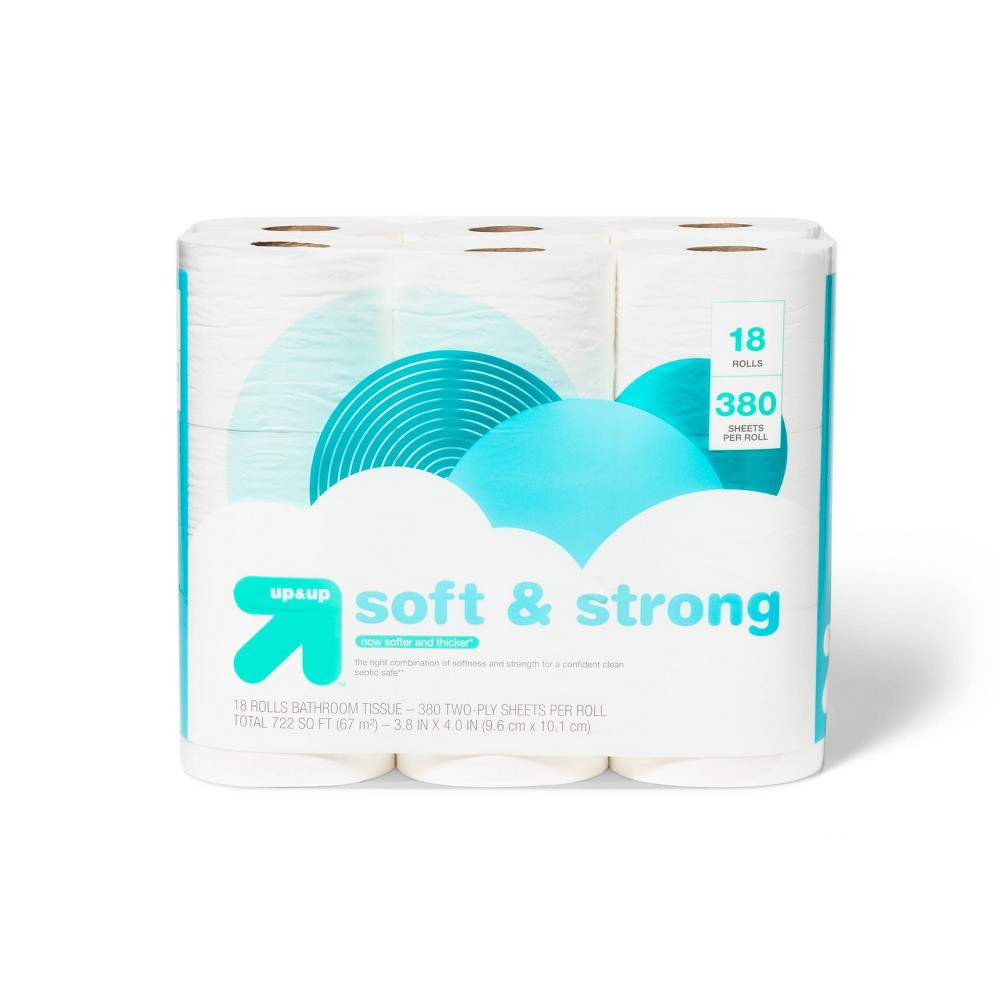 soft & Strong toilet paper - up & up 17 roll