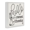 Stupell Industries Hello Sweet Cheeks with Toilet, 24" x 24" - 3 of 4