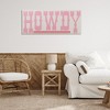 Stupell Industries Howdy Pink Text, 20" x 48" - 2 of 4