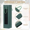 Unique Bargains Thick Kraft Paper Wine Gift Bags 13.7" x 3.7" x 3.5" 6 Pcs - 3 of 4