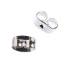 John Bead Must Have Findings Metal Silver 6x3mm Butterfly Earring Clutches for Jewelry Making Findings, 20 Pieces - 2 of 2