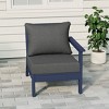 WestinTrends  Avalon Outdoor Patio HDPE Right Arm Facing Sectional Corner Club Chair with Patio Cushions - 2 of 4