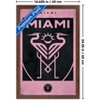 Trends International MLS Inter Miami CF - Logo 25 Framed Wall Poster Prints - 3 of 4