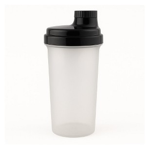 Amber Fight Gear Ultimate Shaker Glass with Cap No. 4, Smooth Supplement Mixing, Convenient Storage, Lump-Breaking Net, Durable Design, Black - 1 of 3