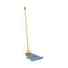 Boardwalk Looped End Mop Kit, Medium Blue Cotton/Rayon/Synthetic Head, 60" Yellow Metal/Polypropylene Handle - image 4 of 4