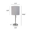 Creekwood Home Contemporary Bedside Table Lamp with Power Outlet - 3 of 4