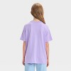 Girls' Feelin' Mallow Squishmallows Oversized Short Sleeve Graphic T-Shirt - Purple - 3 of 4