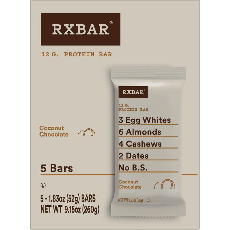RXBAR Coconut Chocolate Protein Bars - 5ct/9.15oz, 6 of 10