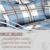 Superity Linen 180TC Denim Plaid Duvet Set - 2 of 4