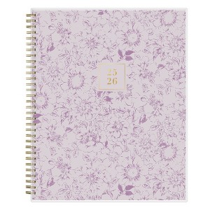 Blue Sky Rachel Parcell Weekly/Monthly Wirebound Planner 8.5x11 Clear Cover Victoria Lavender - 1 of 4