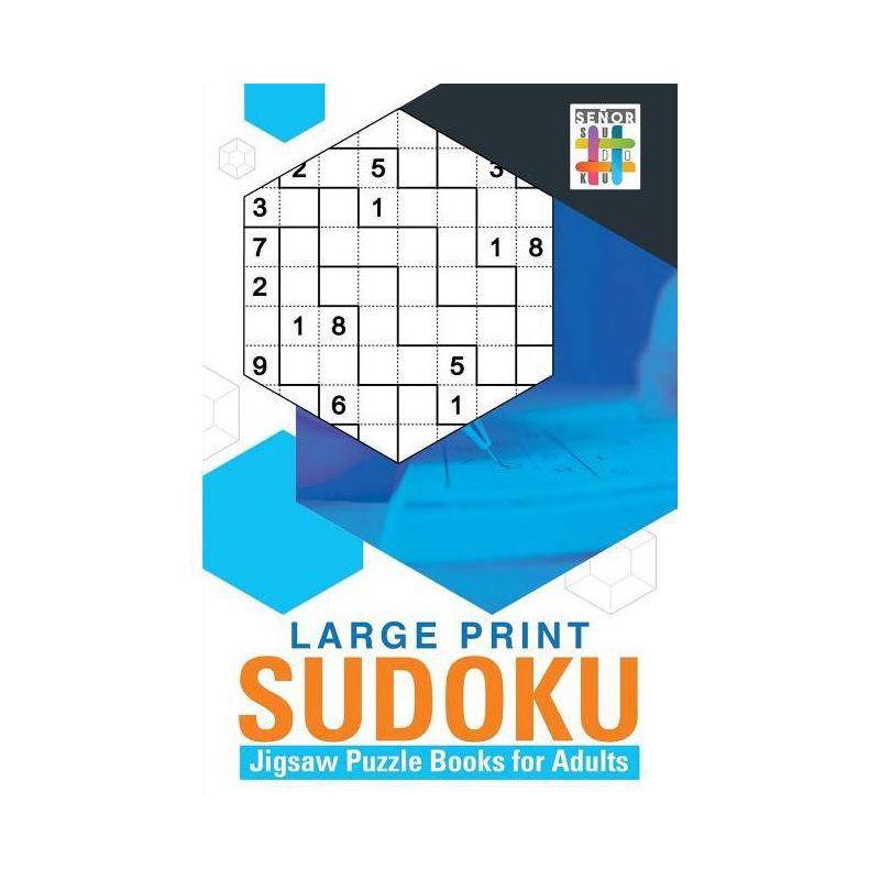 Large Print Sudoku Jigsaw Puzzle Books for Adults - by  Senor Sudoku (Paperback), 1 of 2