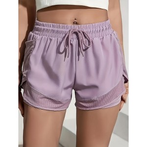 Women's Athletic Shorts with Side Perforations - 1 of 4