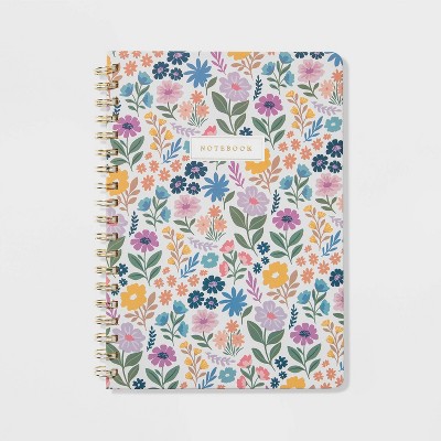 Blue and White Watercolor Floral Notebook - Instead of Flowers