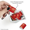 Big Dot of Happiness Lunar New Year - Fortune Mini Candy Bar Wrapper Stickers - 2026 Year of the Horse Small Favors - 40 Count - 2 of 4