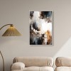 Art Remedy Abstract Waterfall Brown Earthy Abstract Wall Art Framed - 2 of 4