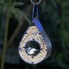 Good Directions Steel Rain Drop Fly-Thru Blue Novelty Bird Feeder 10" - 3 of 4