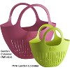 Hutzler Mini Colander Garden Basket, Small, Green - 4 of 4