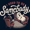 Boy's Design By Humans I Used to Be Somebody - Funny Halloween Spooky Ghost Gift By EduEly T-Shirt - 2 of 2