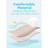 Sloosh Inflatable Suntanning Float Bed with Pillow, Printed Leaves Suntan Tub Floatie Raft Tanning Pool for Adult - 3 of 4