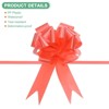 Unique Bargains Durable Big Present Bow Functional Plastic Flower Ribbon Pull Bows 10 Pcs - 2 of 4